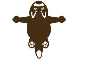 ポサマイ裕美子 (yikawa79)さんの犬が前足２本でしがみついている後ろ姿のかわいいイラストへの提案