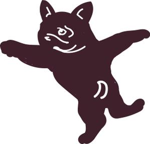ココロノデトックス ()さんの犬が前足２本でしがみついている後ろ姿のかわいいイラストへの提案