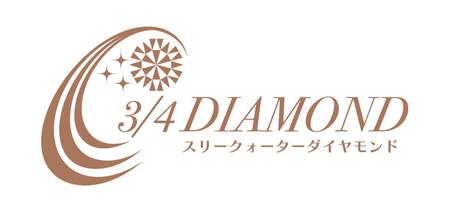 taisyoさんの「3/4（スリークォーター）ダイヤモンド」のロゴ作成への提案