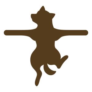 NAZ (naznaz)さんの犬が前足２本でしがみついている後ろ姿のかわいいイラストへの提案
