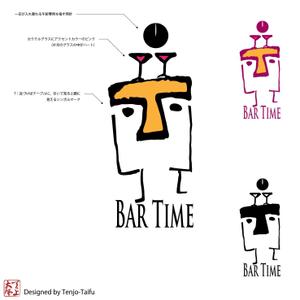 天上大風 (st-s)さんのBarの店名 Timeのロゴ作成依頼への提案