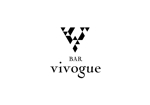 坂湖 (Sux3634)さんのガールズバー　【Bar vivogue】のロゴへの提案