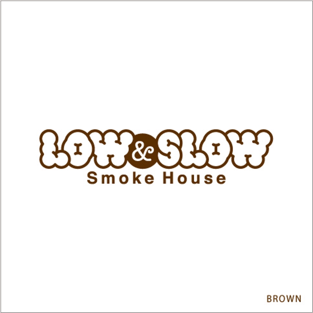 飲食店「LOW & SLOW」のロゴ