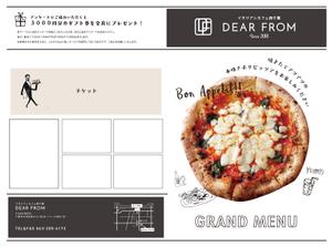 OAK DESIGN (t_nar)さんの飲食店メニュー制作（ タブロイド紙 / ８P )への提案