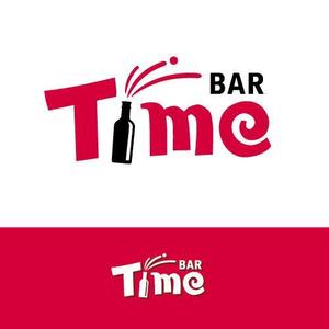 ComaChiku (lattechikuwa)さんのBarの店名 Timeのロゴ作成依頼への提案