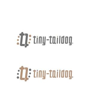 masato_illustrator (masato)さんのハンドメイド犬服の販売 と犬服教室「tiny-tail dog.」のロゴ作成依頼への提案