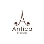 c-k-a-r-d-h (c-k-a-r-d-h)さんの美容室　「Antica by eleanor」 のロゴへの提案
