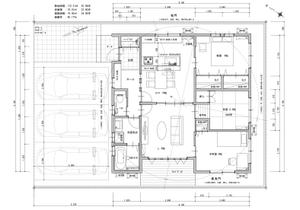 江口　顕 (eguchi-K)さんの平屋、狭小、3DK、夫婦＋子供一人用住宅間取り依頼への提案