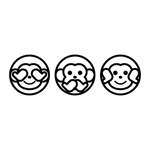 日光東照宮の三猿のイラストデザインの事例 実績 提案一覧 Id イラスト制作の仕事 クラウドソーシング ランサーズ
