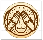 toko18 (toko18)さんの日光東照宮の三猿のイラストデザインへの提案