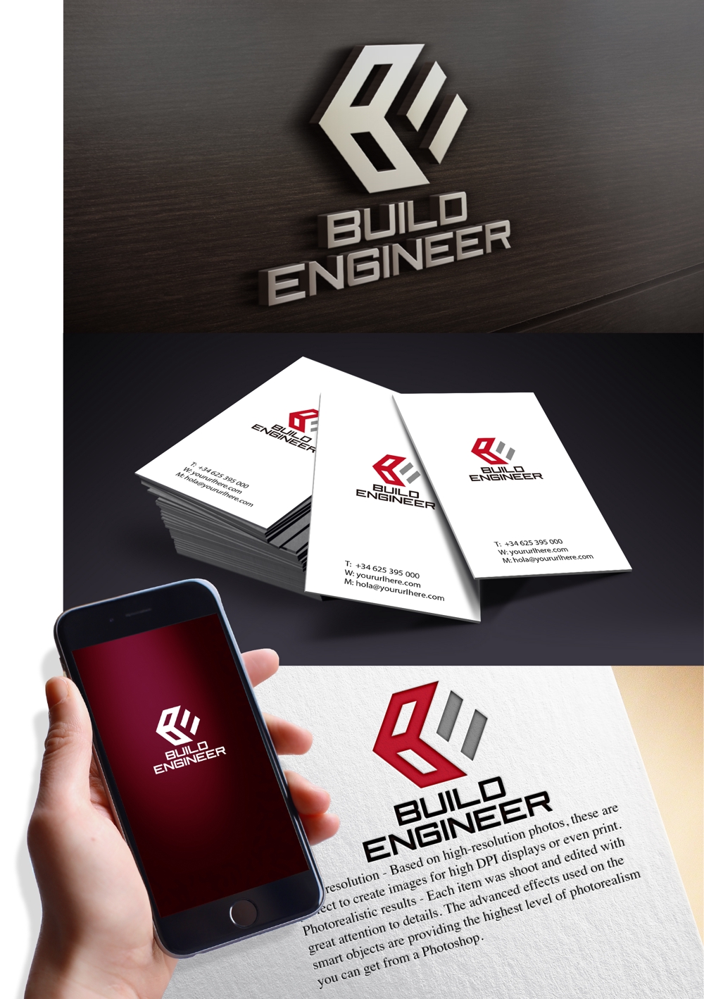 新規設立 建設関係「ビルドエンジニア株式会社」のロゴマーク