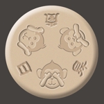 ji-cyan (ji-cyan)さんの日光東照宮の三猿のイラストデザインへの提案
