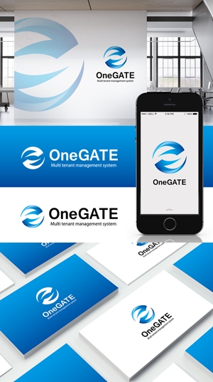 SecondDesign ()さんのマルチテナントマネジメントシステム「OneGATE」のロゴへの提案