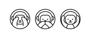 日光東照宮の三猿のイラストデザインの事例 実績 提案一覧 Id 1537004 イラスト制作の仕事 クラウドソーシング ランサーズ