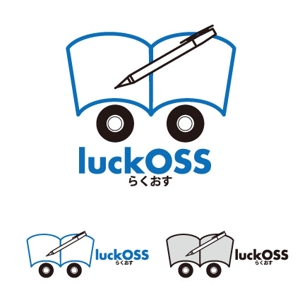 kora３ (kora3)さんの法律系マッチングサイト「luckOSS(らくおす)」のロゴへの提案