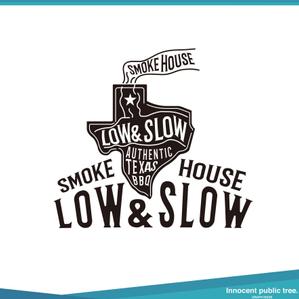 Innocent public tree (nekosu)さんの飲食店「LOW & SLOW」のロゴへの提案