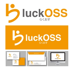 King_J (king_j)さんの法律系マッチングサイト「luckOSS(らくおす)」のロゴへの提案