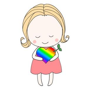 とり乃から揚げ (kreuzherzengel)さんの虹と種をテーマにしたキャラクターデザインへの提案