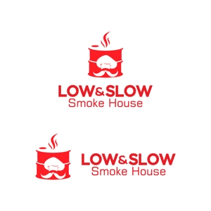 KashManTech (kashman)さんの飲食店「LOW & SLOW」のロゴへの提案