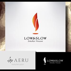 AERU (otaka1980)さんの飲食店「LOW & SLOW」のロゴへの提案