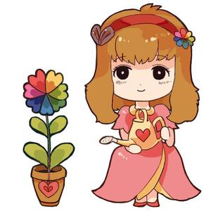 本城ちあき (honchiro)さんの虹と種をテーマにしたキャラクターデザインへの提案