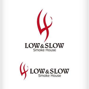 アトリエジアノ (ziano)さんの飲食店「LOW & SLOW」のロゴへの提案