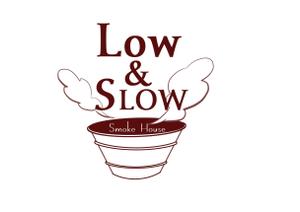 nut8810さんの飲食店「LOW & SLOW」のロゴへの提案