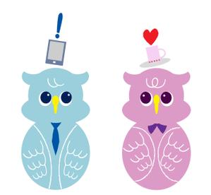 lantostos (lantostos)さんのふくろう（鳥）のキャラクターデザインへの提案