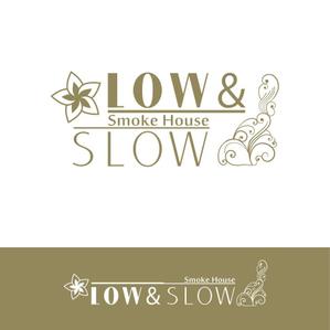 ente_001さんの飲食店「LOW & SLOW」のロゴへの提案