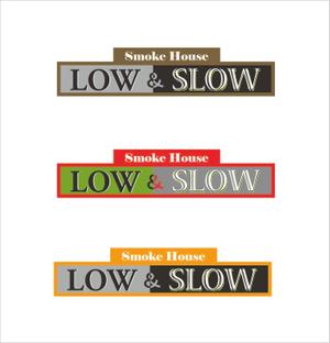 kikujiro (kiku211)さんの飲食店「LOW & SLOW」のロゴへの提案