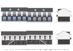 江口　顕 (eguchi-K)さんの新規購入した築20年超単身用アパート(2棟）の外観塗装デザイン募集への提案