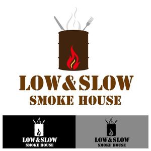 Ted ()さんの飲食店「LOW & SLOW」のロゴへの提案