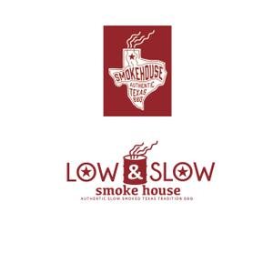 Hagemin (24tara)さんの飲食店「LOW & SLOW」のロゴへの提案