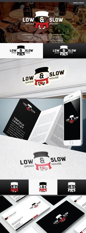 take5-design (take5-design)さんの飲食店「LOW & SLOW」のロゴへの提案