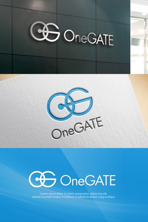 hi06_design (hi06)さんのマルチテナントマネジメントシステム「OneGATE」のロゴへの提案