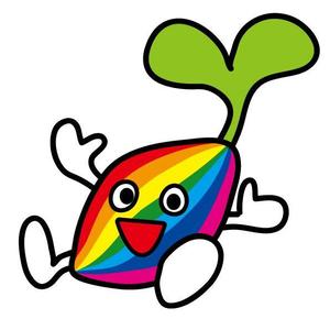 イラスト・ちでまる (tidemaru)さんの虹と種をテーマにしたキャラクターデザインへの提案
