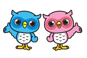 Q-Design (cats-eye)さんのふくろう（鳥）のキャラクターデザインへの提案