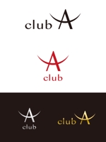 serve2000 (serve2000)さんのクラブ(ホステスがお酒を作ってくれるお店)　club A (クラブ　アー)　のロゴへの提案