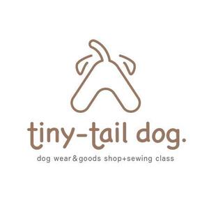 chicca works ()さんのハンドメイド犬服の販売 と犬服教室「tiny-tail dog.」のロゴ作成依頼への提案