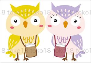 toko18 (toko18)さんのふくろう（鳥）のキャラクターデザインへの提案