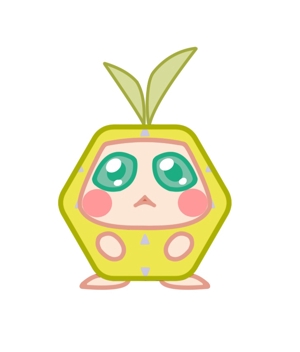 キャムウー (gekkasenkoushisaku)さんの既にある果物ロゴをキャラクター化する、キャラクターデザインへの提案