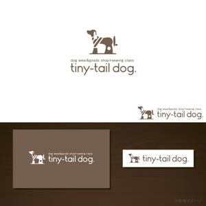 oo_design (oo_design)さんのハンドメイド犬服の販売 と犬服教室「tiny-tail dog.」のロゴ作成依頼への提案