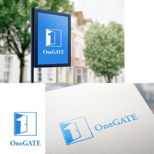 easel (easel)さんのマルチテナントマネジメントシステム「OneGATE」のロゴへの提案