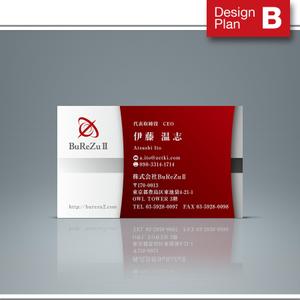 DaemDesign (Daem)さんの株式会社BuReZuⅡの名刺デザインへの提案
