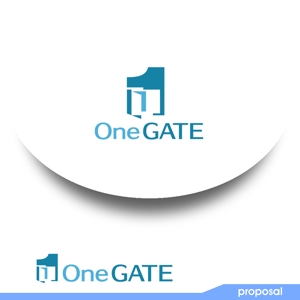 ark-media (ark-media)さんのマルチテナントマネジメントシステム「OneGATE」のロゴへの提案