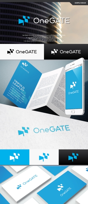 take5-design (take5-design)さんのマルチテナントマネジメントシステム「OneGATE」のロゴへの提案