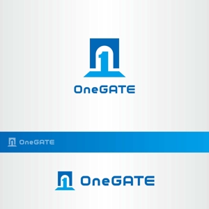昂倭デザイン (takakazu_seki)さんのマルチテナントマネジメントシステム「OneGATE」のロゴへの提案