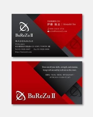 k0518 (k0518)さんの株式会社BuReZuⅡの名刺デザインへの提案