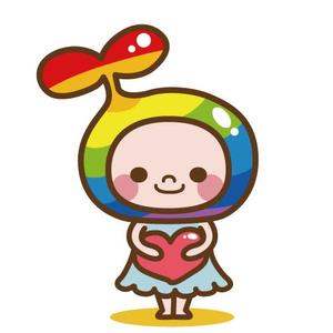 anzun (anzun)さんの虹と種をテーマにしたキャラクターデザインへの提案