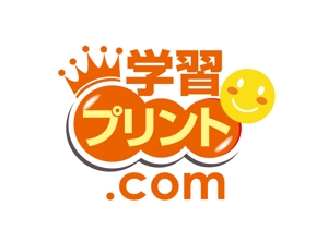 wman (wman)さんの幼児・小学生・中学生向けの無料学習プリントサイト「学習プリント.com」のロゴへの提案